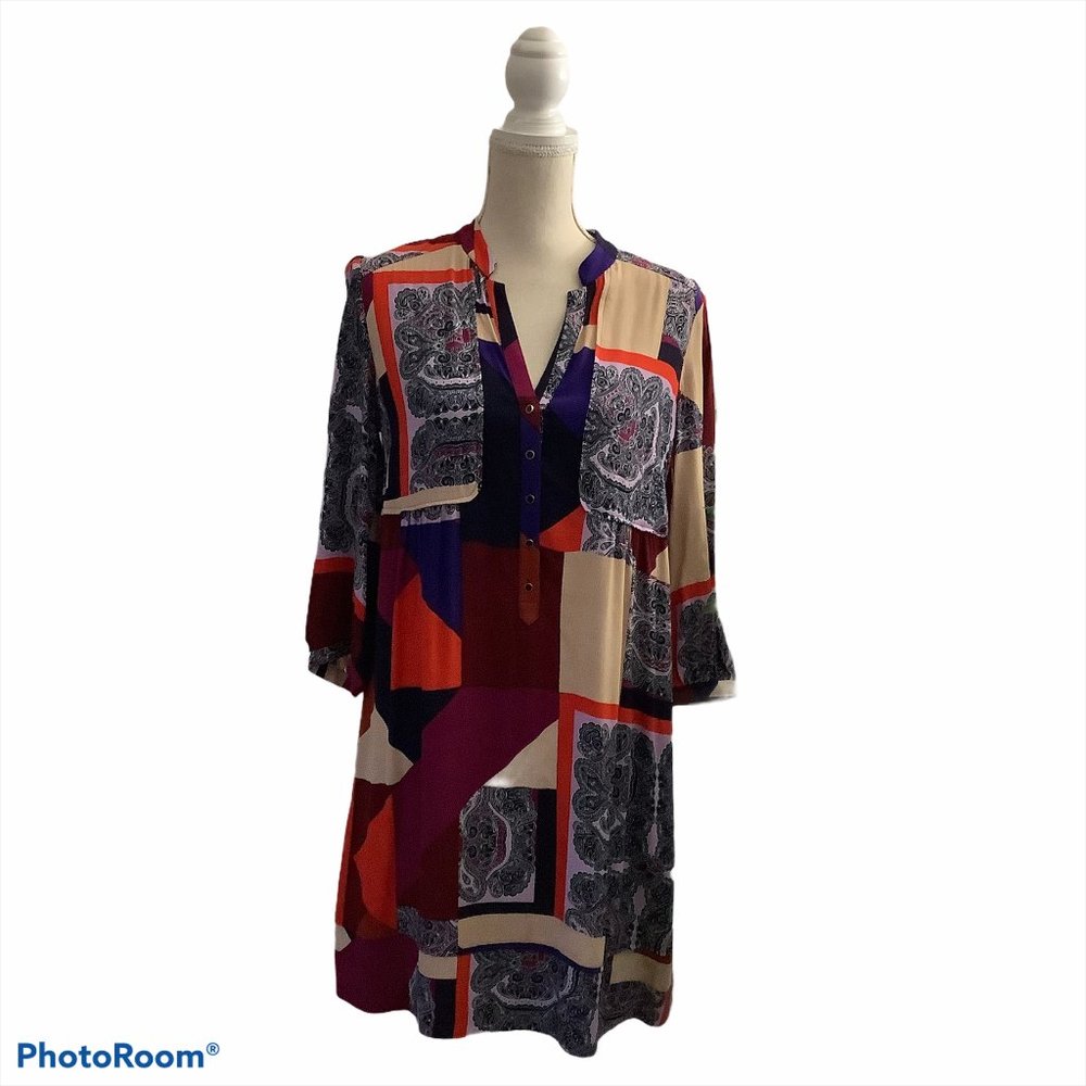 Maeve Anthropologie Floral Patchwork Dress